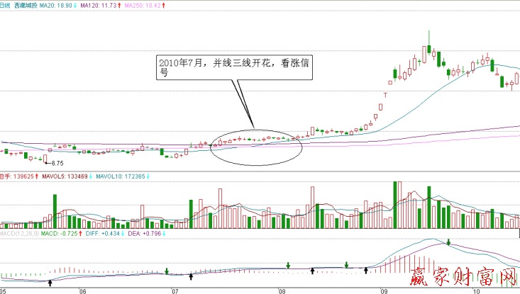 西藏城投日K线图