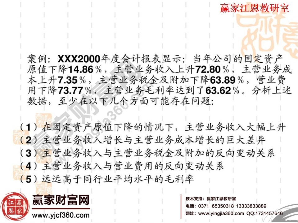 财务分析的基本方法