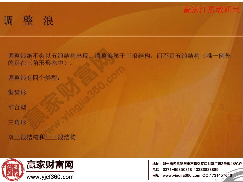 调整浪不会以五浪结构出现