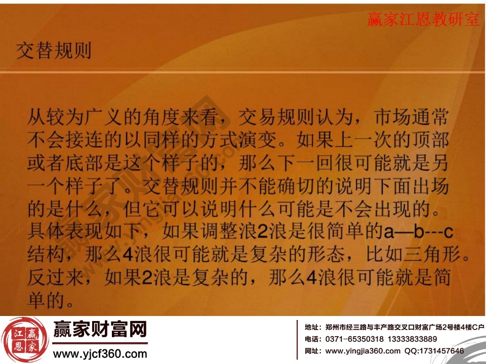 波浪理论中的交替规则