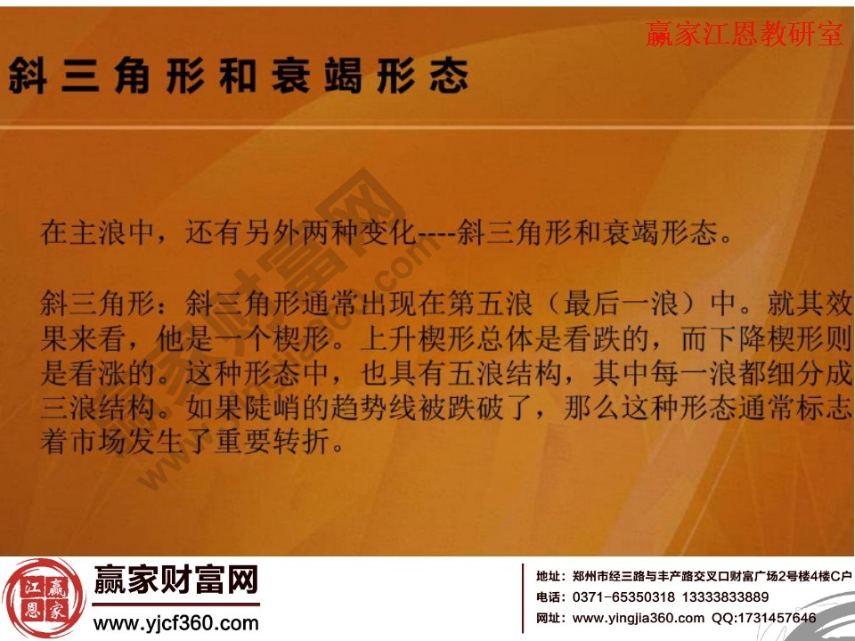 波浪理论中的衰竭形态