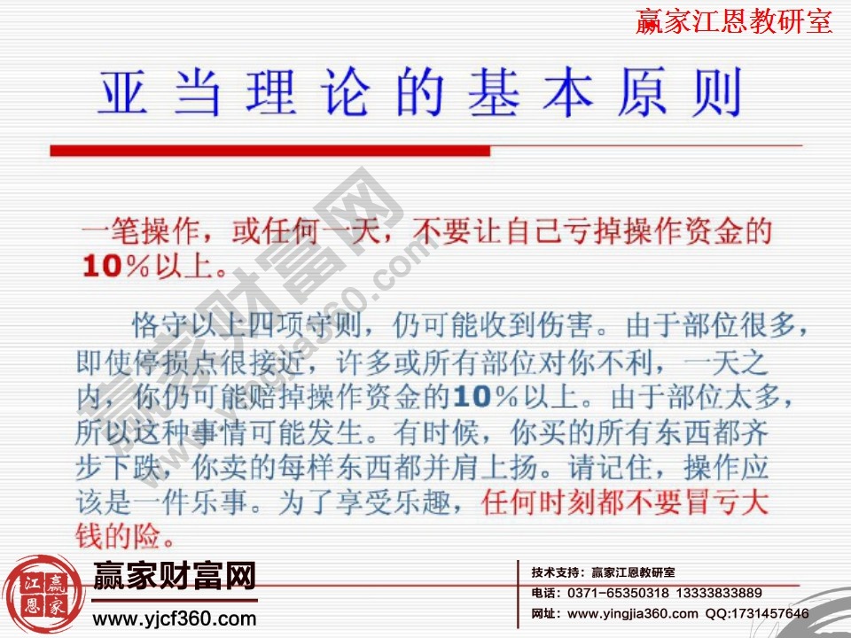 股市操作不要让自己一天的损失超过操作资金的10%