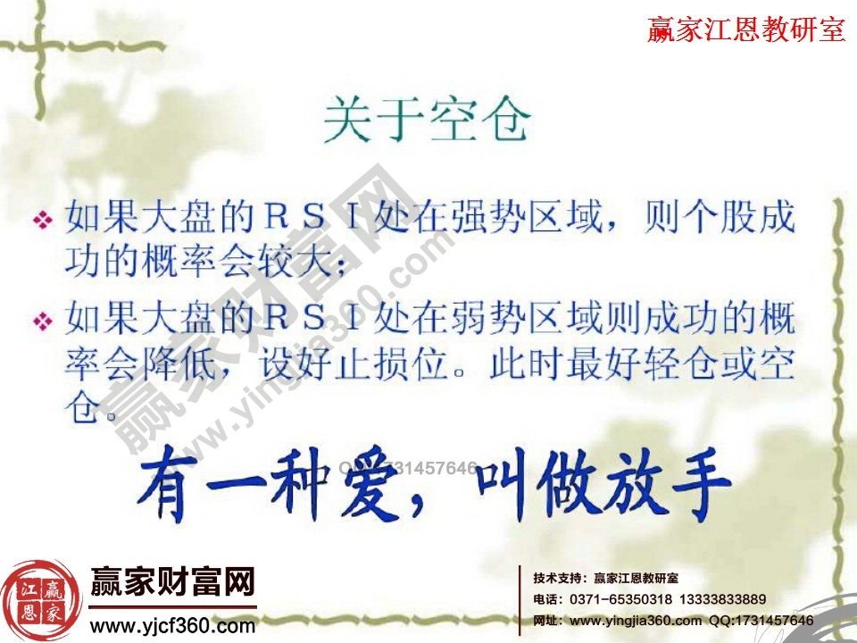 rsi空仓