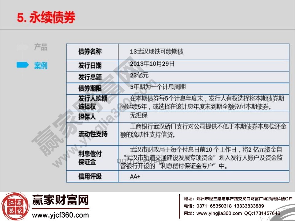 永续债券案例分析