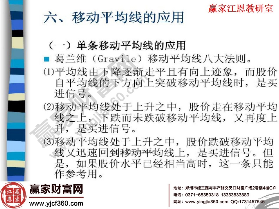 均线图解分析的应用