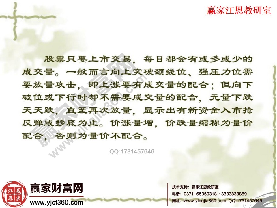 量价配合