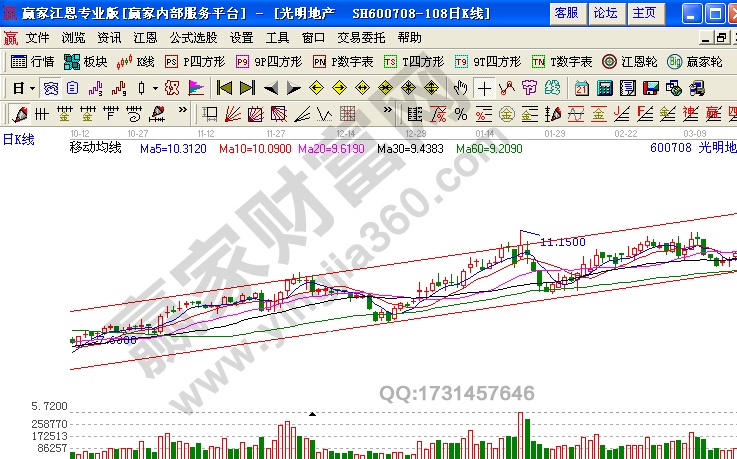 光明地产(600708)