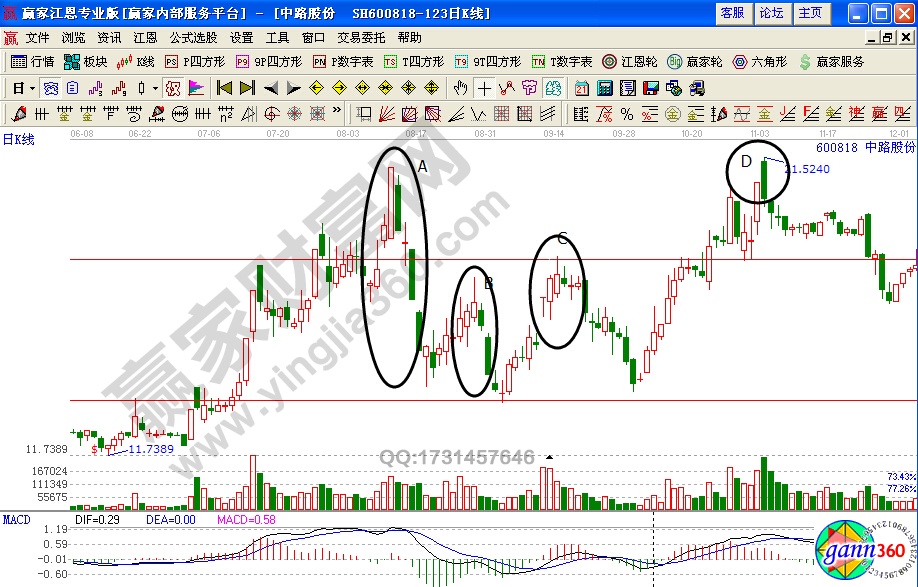 中路股份卖出实例