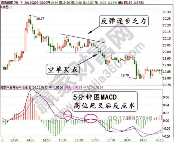 现货白银macd反点水