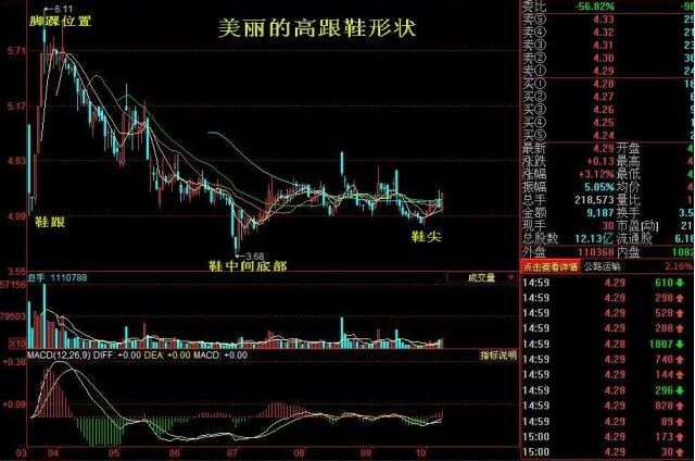 美丽的“高跟鞋”形态