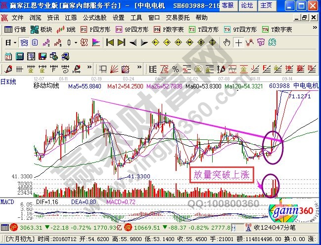 兰花科技+塔牌集团的成交量分析