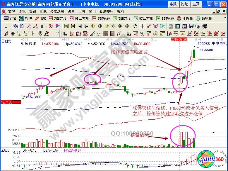 中电电机603988极反通道