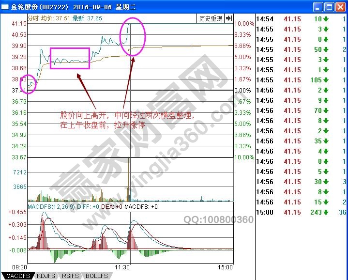 金轮股份分时图