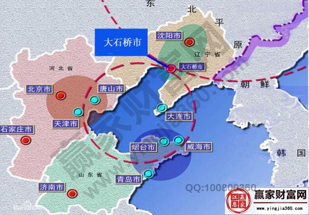 环渤海区域地图